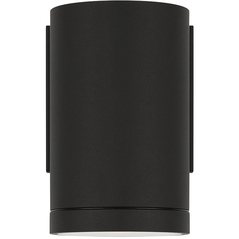Plaza 100 LED 6.3 inch Black Outdoor Wall Mount